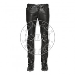 Latest Design 2017 Season Men Fashion Soft Sheep Leather Pants